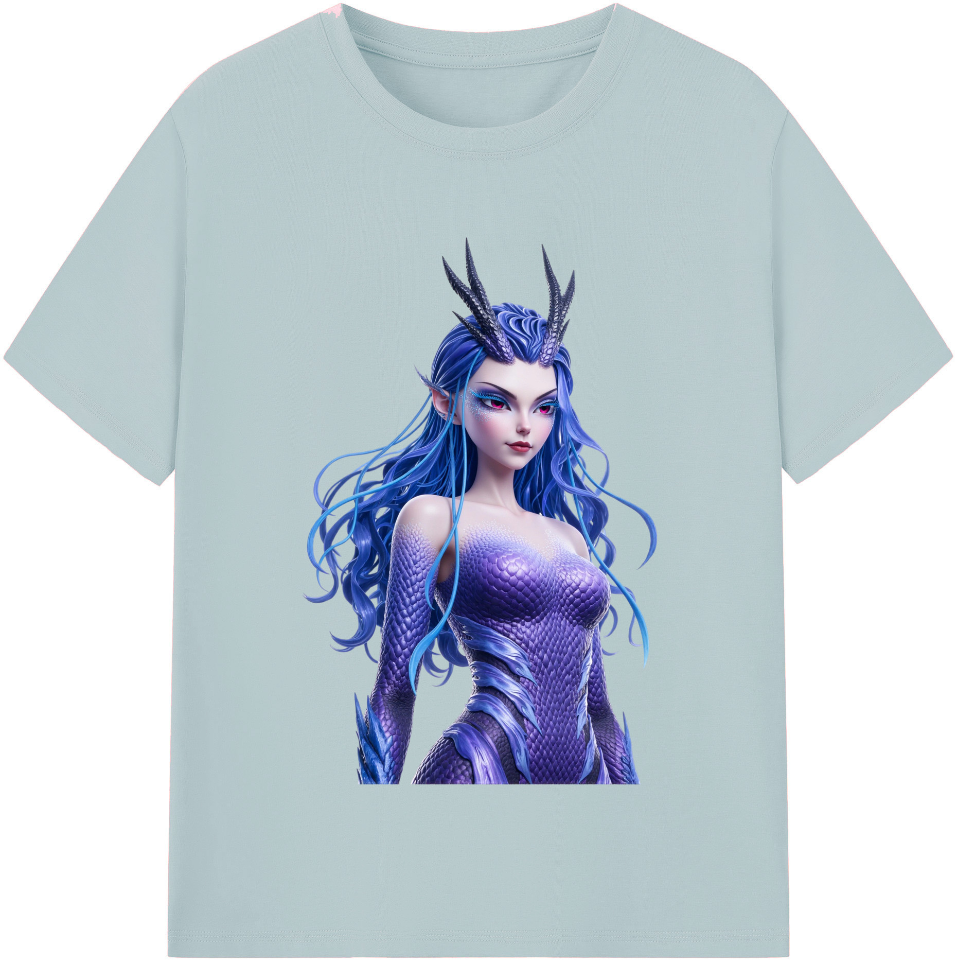 （画像用） Ne Zha 2 ナタ 魔童の大暴れ 綿100％半袖Tシャツ（フロントプリント）